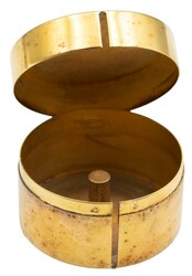 Stamp Box. Tiffany & Co. Sterling silver gilt stamp and coil ...