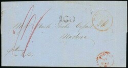 Crowned Circle Handstamps. Grenada. 1851 (11 Oct.) entire letter to ...