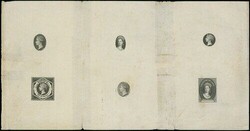 Australian Colonies. Perkins Bacon piece of wove paper (270x140mm.) ...
