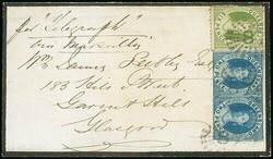 Australian Colonies. Queensland. 1864 (18 May) mourning envelope from ...