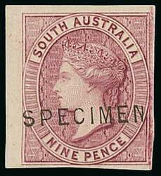 Australian Colonies. South Australia. 1868-79 9d. red-purple ...