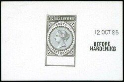 Australian Colonies. South Australia. 1886 "postage & revenue" master ...