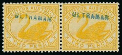 Australian Colonies. Western Australia. 1899 watermark W Crown A, 2d. ...