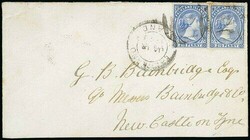 Falkland Islands. 1893 (18 Jan.) Bainbridge envelope to ...