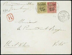 French Colonies. French Sudan. 1894 (12 Apr.) 0.15 on 75c. carmine ...