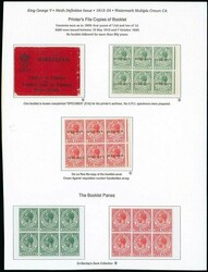 Gibraltar. Booklet. 1912 2s. 0½d. black on red booklet front cover, ...