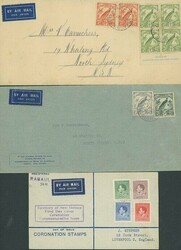 New Guinea. Mandated Territory. 1930-41 envelopes (20) variously ...