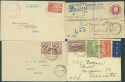 New Guinea. Mandated Territory. 1930-41 envelopes (20) variously ...