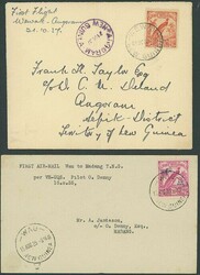 New Guinea. Mandated Territory. Airmails. 1932 (23 Mar.) envelope ...