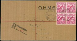 New Guinea. Mandate Territory. Official Mail. 1934 (21 Sept.) OHMS ...