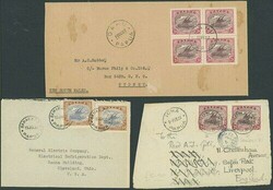 Papua. Covers and Cancellations. 1923-32 group of commercial ...