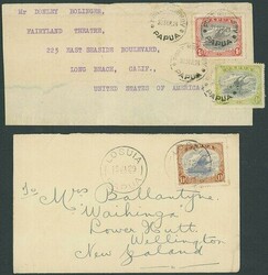 Papua. Covers and Cancellations. 1923-32 group of commercial ...
