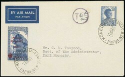 Papua New Guinea. Postage Due. 1960 (14 Mar.) envelope to Port ...