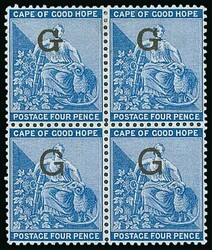 Griqualand West. Issued Stamps. 1877 (Mar.) - 1878 Cape Stamps ...