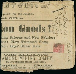 Griqualand West. Issued Stamps. Covers and Cancellations. Values of ...