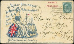 Canadian Contingent. Pre Contingent Mail. Early Patriotic Card: 1899 ...