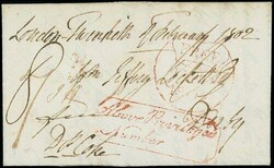 Great Britain. Postal History. 1802 (20 Feb.) entire letter from ...