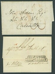 Great Britain. Postal History. 1818 (7 July), entire letter from ...