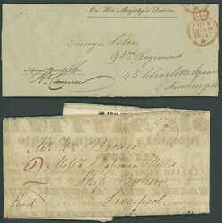 Great Britain. Postal History. 1837 (13 Jan.) On His Majesty's ...