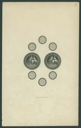 Great Britain. Line Engraved Proofs and Essays. c.1839 Perkins, ...