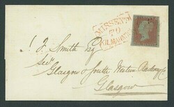 Great Britain. 1841-53 One Penny Red-Brown. Unplated. NF, good to ...