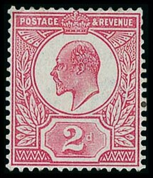 Great Britain. King Edward VII Issues. De La Rue. 2d. colour trial in ...