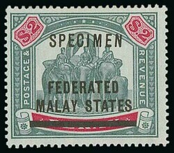 Malaya. Federated Malay States. 1900-22 small mint group (6) ...
