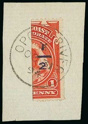 Nigeria. Niger Coast Protectorate. 1895 Provisionals. "½" in violet ...