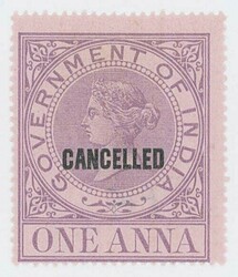 India. Revenue. 1869 1a. lilac specialised selection on album leaves, ...