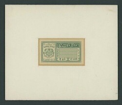 Indian States. Nabha. 1939 2r. Type 8 die proof in green, inset on ...