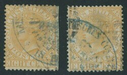 British Post Office in Siam (Bangkok). German Consulate. 1882 CC 8c. ...