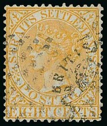 British Post Office in Siam (Bangkok). British Consulate. 1882 CC 4c. ...