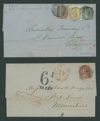 Burma. India used in Burma. Moulmein. 1858 (Dec.) entire letter (tear ...