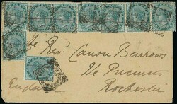 Burma. Military Mail. Third Burmese War, 1885-86. 1886 (21 Feb.) ...