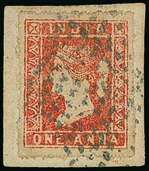 India. The 1854-55 Lithographed Issues. The Serrated Perforations. . ...