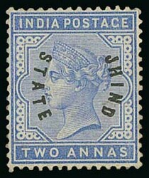 Indian Convention States. Convention States. Jind. 1885 (1 July) 2a. ...