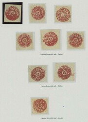 Indian Feudatory States. Jammu and Kashmir. 1877-78 Special printings ...