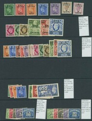 British Occupation of Italian Colonies. 1943-50 mint collection on ...