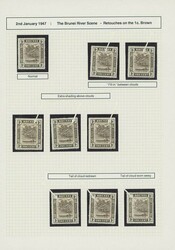 Brunei. 1907-51 mint selection arranged in five pages including ...