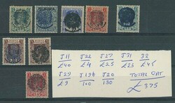 Burma. Japanese Occupation. 1942 (May) overprinted at Myaungmya, Type ...