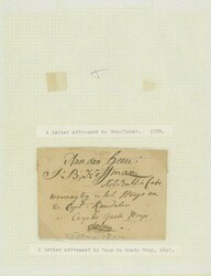 Cape of Good Hope. 1795-1860 Collection of prestamp entires well ...