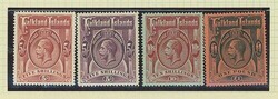 Falkland Islands and Dependencies. 1912-1968 mint collection on album ...