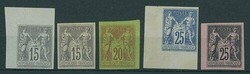 France. Peace and Commerce 1876-1900. Granet. A selection (13) of ...