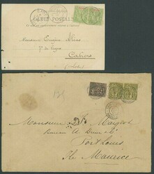 France. Indo-China. 1905 (14 Aug.), p.p.c. (Tonkin Dap-Cau - ...