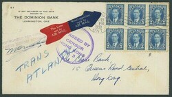 Hong Kong. World War 2 Censor Mail. Civilian Censor Mail. Type 2, ...
