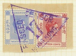 Hong Kong. World War 2 Censor Mail. Civilian Censor Mail. Type 3, ...