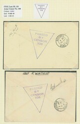 Hong Kong. World War 2 Censor Mail. Military Censor Mail. Army. ...