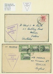 Hong Kong. World War 2 Censor Mail. Military Censor Mail. Army. ...