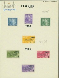 India. 1854 ½a. blue, Die II, with four large margins and 1a. deep ...