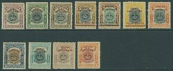 Malaya. Straits Settlements. 1906-07 Labuan overprint set of eleven ...